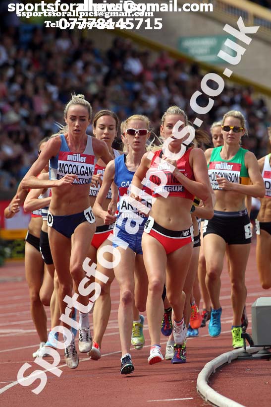 Womens 5000 metres, Muller British Championships, Alexander Stadium, Birmingham. Photo: David T. Hewitson/Sports for All Pics